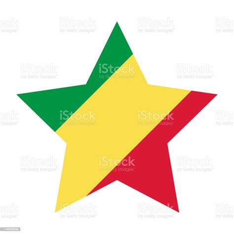 Congo Flag Flag Of Congo In Design Shape Stock Illustration - Download ...