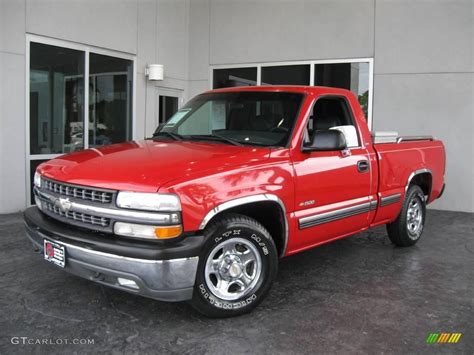 2000 Victory Red Chevrolet Silverado 1500 Regular Cab #20721023 ...