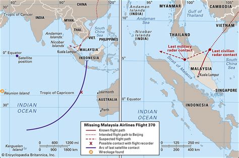 Malaysia Airlines flight 370 disappearance Facts | Britannica