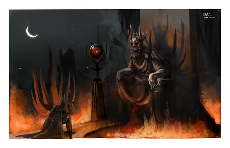 Morgoth and Sauron on Behance