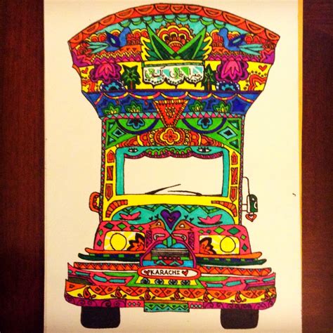 Doodle Doo — Pakistani Truck Art. “*Meyree Jaan Pakistan”