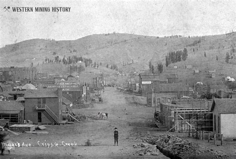 Myers Avenue - Cripple Creek, Colorado 1892 – Western Mining History