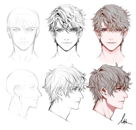 Side View Anime Face Male - How To Draw Anime Sideways | Bodewasude