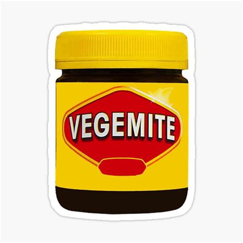 "Vegemite " Sticker for Sale by StrongnFreecd | Redbubble