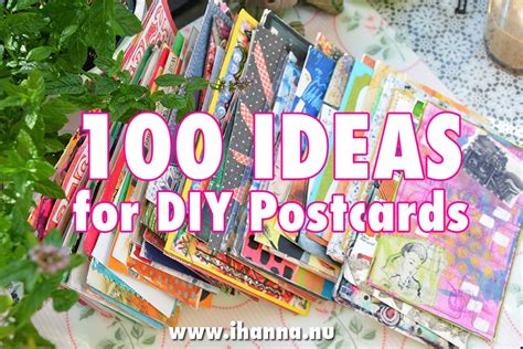 100 DIY Postcard Ideas - iHannas Blog