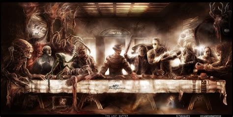 The Last Supper of Horror | Jesus Birthday #33 | Pinterest | Jesus ...