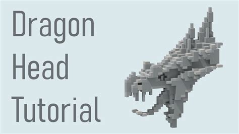 Minecraft Dragon Head Build