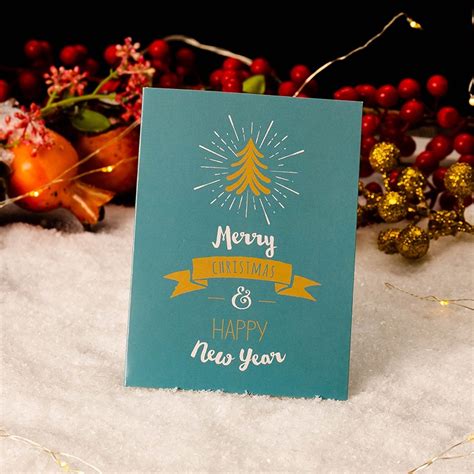 Christmas greeting card / Christmas gift box card / Wishes Cards ...