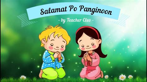 Prayer Song: Salamat Po Panginoon by Teacher Cleo - YouTube