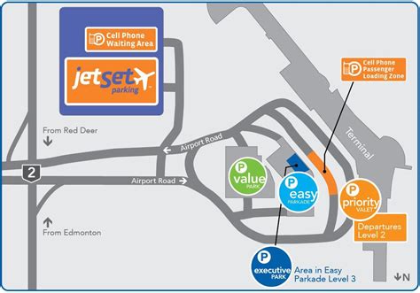 Parking Map | Edmonton International Airport | Edmonton international ...