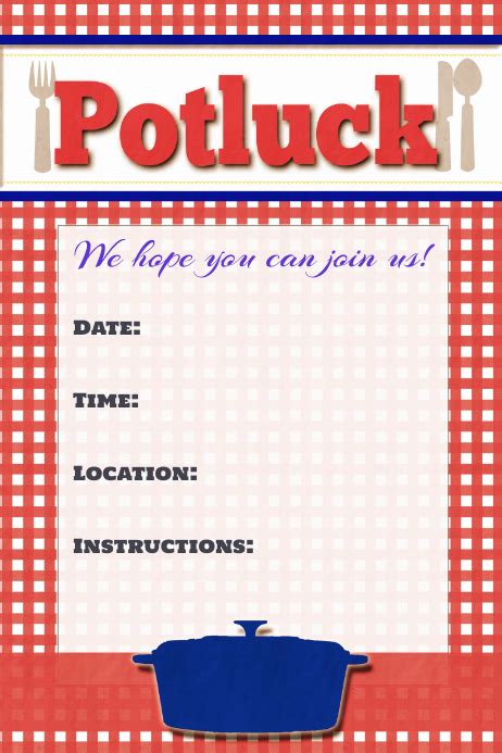 Potluck Template | Classles Democracy