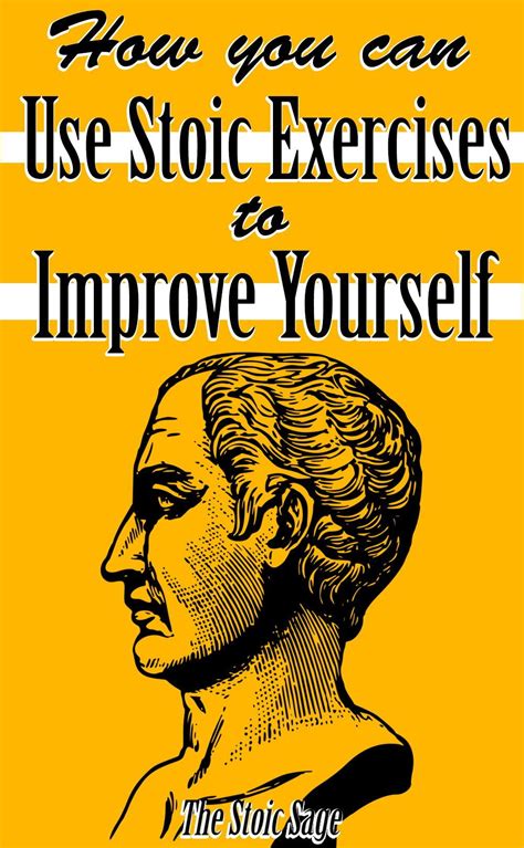 How You Can Use Stoic Exercises to Improve Yourself | Stoic, The stoics ...