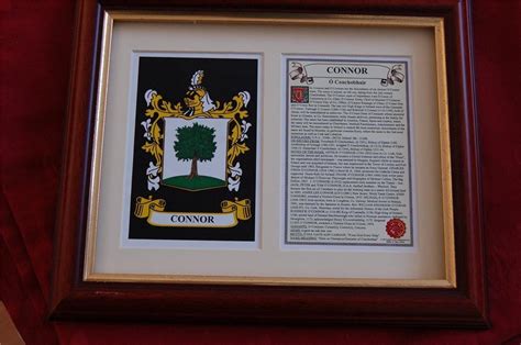 CONNOR Family Coat of Arms Crest + History - Available Mounted or ...