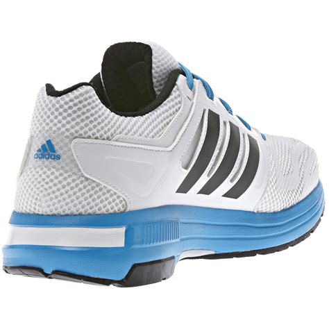 Adidas Mens Revenergy Boost Running Shoes - White/Solar Blue ...