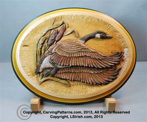 Canada Goose Free Relief Wood Carving Project – Classic Carving ...