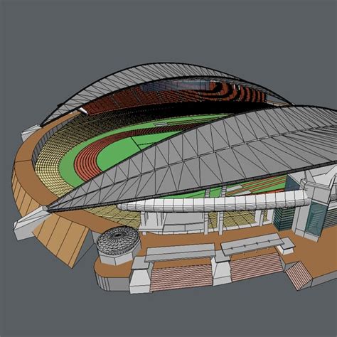 3d stadium model