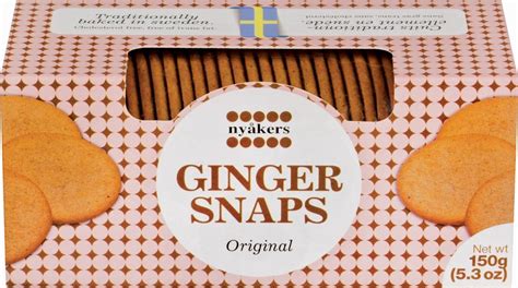 Nyakers Swedish Ginger Snaps, Original Flavor, 150g -- You can get more ...