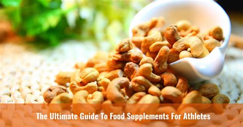 The ultimate guide to food supplements for athletes | CytoSolve ...