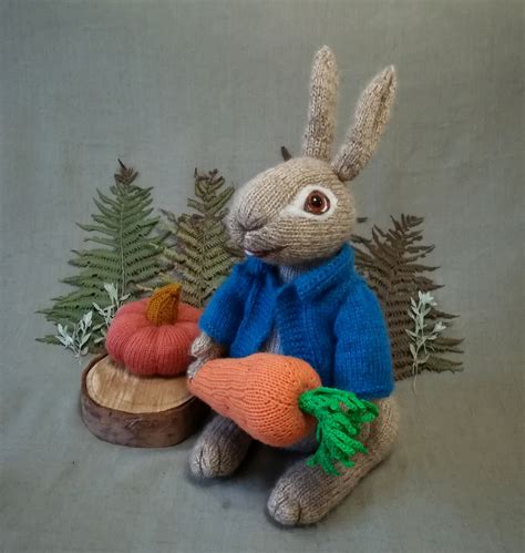 Rabbit Peter Knitting Pattern. - Etsy