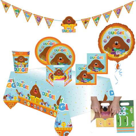 Official Hey Duggee Birthday Party Supplies Napkins Balloon Plates ...