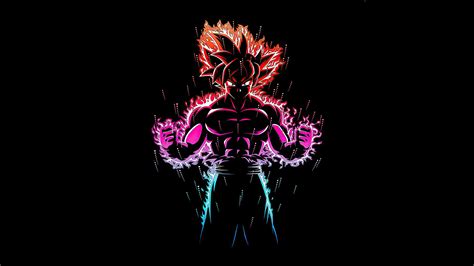 Ultra Instinct Goku 4K Wallpaper, Black background, Dragon Ball Z ...