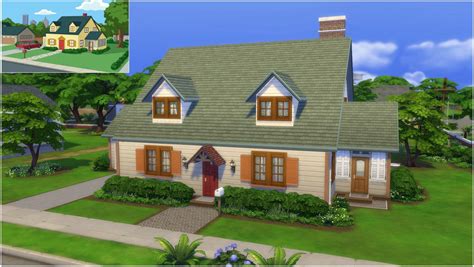 I built the Family Guy House for The Sims 4! Four bedrooms, two full ...