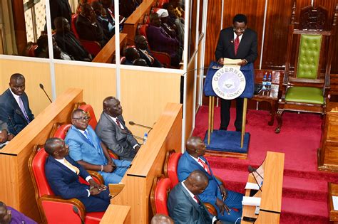 GOVERNOR JAMES ORENGO ADDRESSES INAUGURAL SITTING OF THE 3RD COUNTY ...