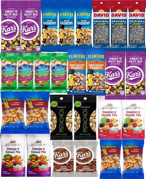 Healthy Nuts Snack Packs - Mixed Nuts and Trail Mix Variety Pack (28 Count)