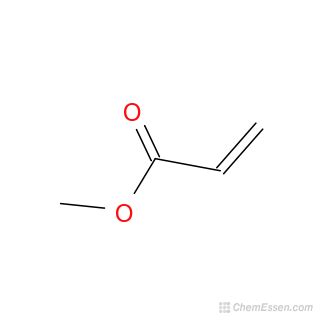 METHYL ACRYLATE Structure - C4H6O2 - Over 100 million chemical ...