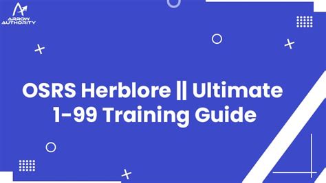 OSRS Herblore || Ultimate 1-99 Training Guide