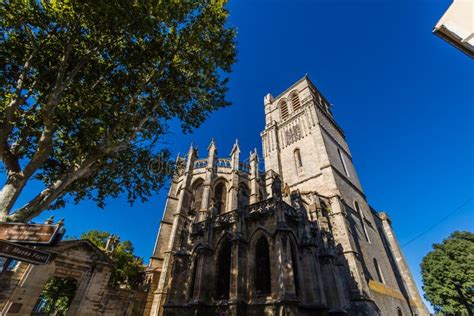 Beziers Cathedral, France stock image. Image of region - 82534987