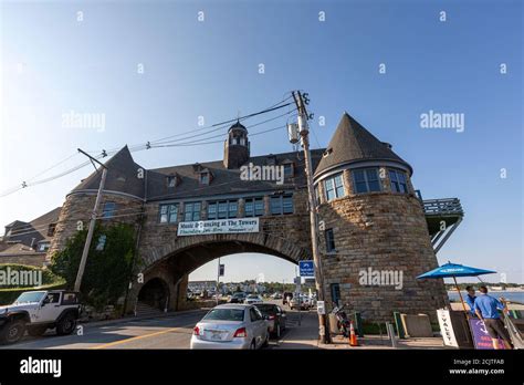 The Towers, Narragansett Pier, Rhode Island, USA Stock Photo - Alamy