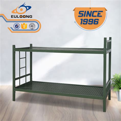 Army bed|Green double bunk bed|adult metal bed|steel frame bunk beds ...