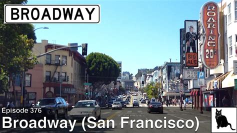 Broadway, San Francisco (drive with original music) - YouTube