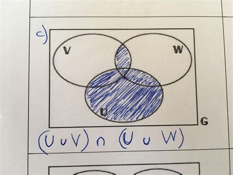 Mengenlehre: Ist meine Lösung richtig? (Schule, Mathematik)