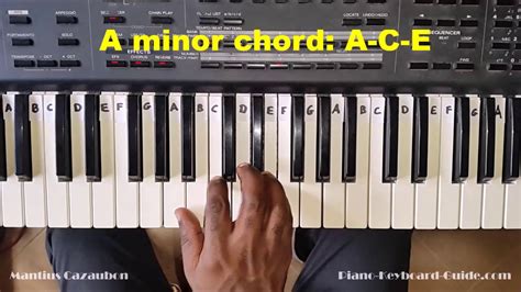 How To Play An Am Chord On Piano - Chord Walls