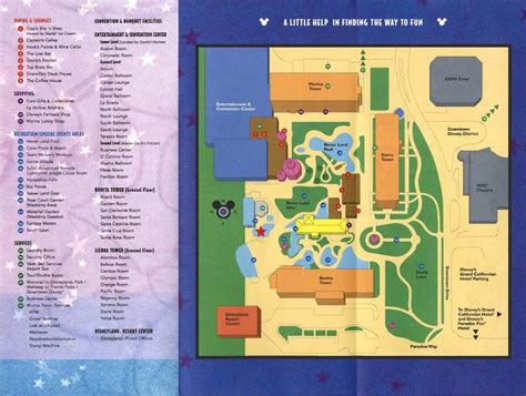 Disneyland Resort Hotel Map