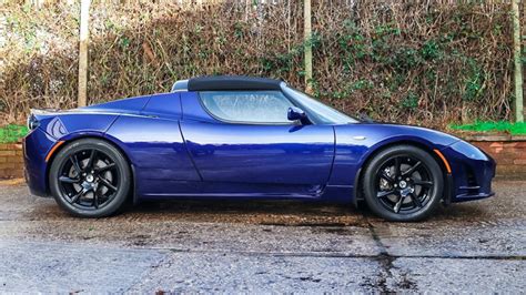 You could buy this rare Tesla Roadster heading to auction - Motoring ...