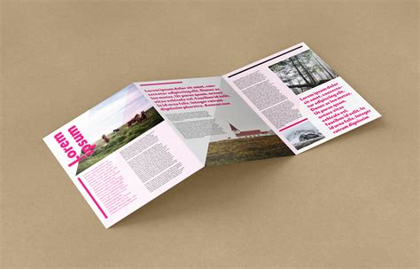 Free Tri-Fold A4 Brochure Mockup PSD - Good Mockups