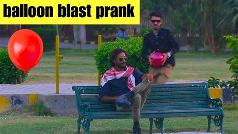 water balloon blast prank | water balloon pop prank | balloon prank ...