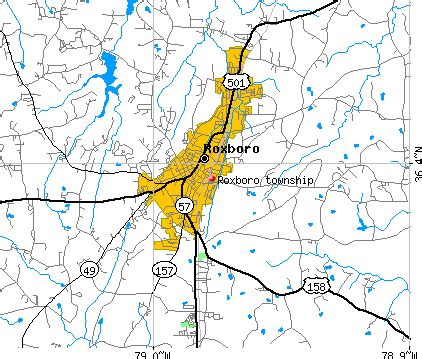 Roxboro township, Person County, North Carolina (NC) Detailed Profile