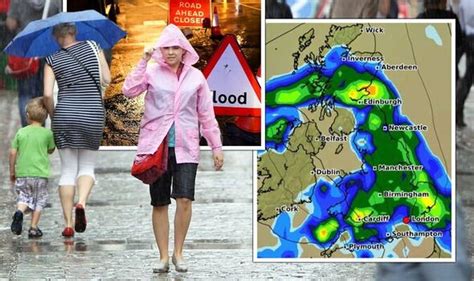 UK storm forecast: Thunderstorms to unleash two inches of rain as flash ...