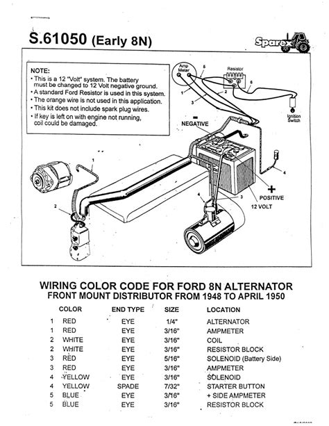 Wiring Diagram For 1944 Ford 9n Tractor