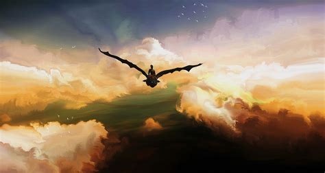 1200x400 Resolution Hiccup And Toothless Artwork 1200x400 Resolution ...