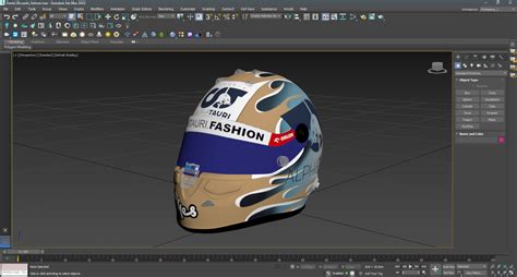 F1 Daniel Riccardo Helmet 2023 - 3D Model by Cactus3D