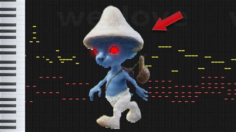 What Blue Smurf Cat Sounds Like - MIDI Art - YouTube