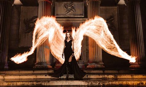 Flaming Angel Wings