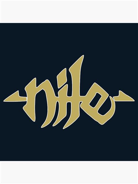 "Nile Band Logo" Poster for Sale by onabis | Redbubble