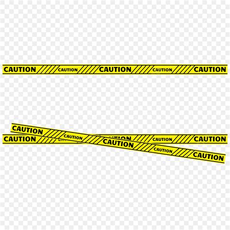 Caution Tapes Vector Art PNG, Caution Tape Safety Line Transparent Png ...