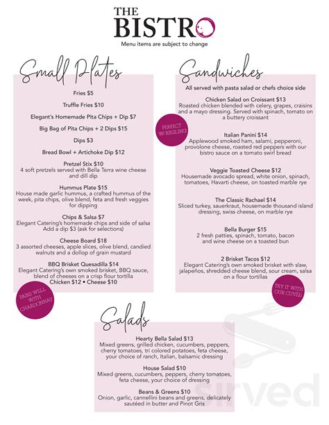 Bella Terra Vineyards - Bedford menus in Bedford, Pennsylvania, United ...